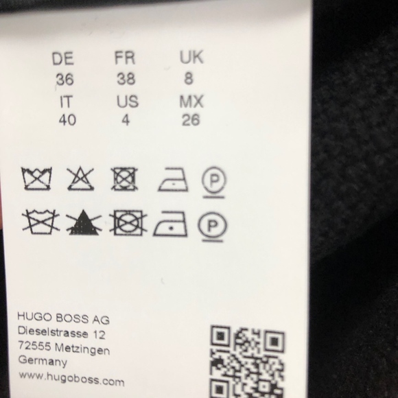 NWT BOSS/HUGO BOSS womens black coat - Picture 5 of 8